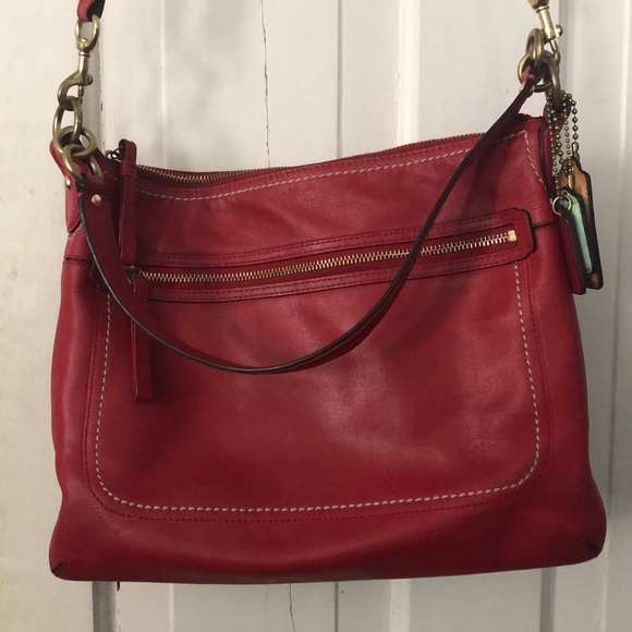 Coach Handbags - COACH Poppy Perri Leather Crossbody Bag